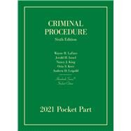 Criminal Procedure, 6th, Student Edition, 2021 Pocket Part (Hornbook Series)(Hornbooks) by LaFave, Wayne R.; Israel, Jerold H.; King, Nancy J.; Kerr, Orin S.; Leipold, Andrew D., 9781647088682