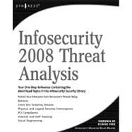Infosecurity 2008 Threat Analysis by Clark, Champ; Chaffin, Larry, 9780080558691