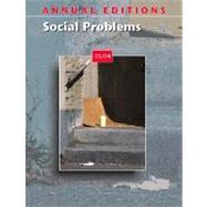 Annual Editions : Social Problems 03/04 by Finsterbusch, Kurt, 9780072838695