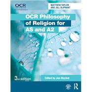 OCR Philosophy of Religion for AS and A2 by Oliphant; Jill, 9780415528696