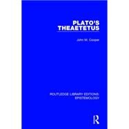 Plato's Theaetetus by Cooper; John M., 9781138908697