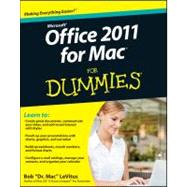 Office 2011 for Mac For Dummies by LeVitus, Bob, 9780470878699