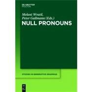 Null Pronouns by Wratil, Melani; Gallmann, Peter, 9783110238709