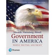 MyPoliSciLab with Pearson eText for Government in America, Election Edition 1-year StandAlone Access Card, 1/e by PEARSON LEARNING SOLUTNS, 9781323488713