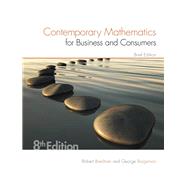 Contemporary Mathematics for Business & Consumers, Brief Edition by Robert Brechner; Geroge Bergeman, 9781305888715