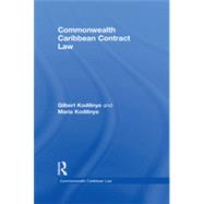 Commonwealth Caribbean Contract Law by Kodilinye; Gilbert, 9780415538718