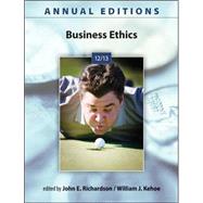 Annual Editions: Business Ethics 12/13 by Richardson, John; Kehoe, William, 9780073528724