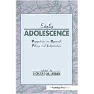 Early Adolescence by Richard M. Lerner, 9781317728726