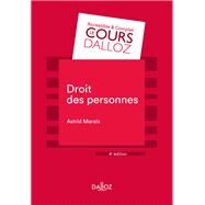 Droit des personnes - 4e ed. by Astrid Marais, 9782247198726