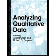 Analyzing Qualitative Data by Bryman,Alan;Bryman,Alan, 9781138138728