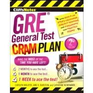 CliffsNotes GRE General Test Cram Plan by Wheater, Carolyn; McMenamin, Catherine; Burstein, Jane R., 9780470878736