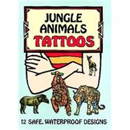 Jungle Animals Tattoos by Gaspas-Ettl, Dianne, 9780486298740