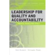 Leadership for Quality and Accountability in Education by Brundrett; Mark, 9780415378741