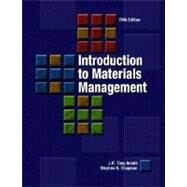 Introduction to Materials Management by Arnold, J.R. Tony; Chapman, Stephen N.; Clive, Lloyd M., 9780131128743