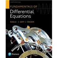 Fundamentals of Differential Equations plus MyLab Math with Pearson eText -- 24-Month Access Card Package by Nagle, R. Kent; Saff, Edward B.; Snider, Arthur David, 9780134768748