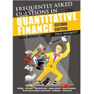 Frequently Asked Questions in Quantitative Finance by Wilmott, Paul, 9780470748756