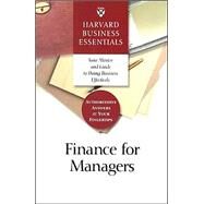 Finance for Managers by Harvard Business Review, 9781578518760