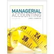 Managerial Accounting by Jiambalvo, James, 9781118078761