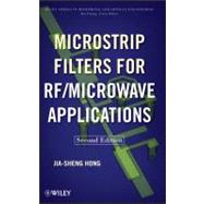 Microstrip Filters for RF / Microwave Applications by Hong, Jia-Sheng, 9780470408773
