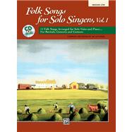 Folk Songs for Solo Singers: Medium Low by ALTHOUSE JAY (ED), 9780882848778