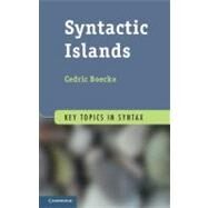 Syntactic Islands by Cedric Boeckx, 9780521138789