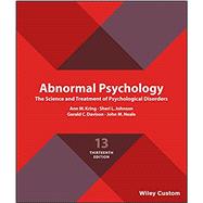 Abnormal Psychology by Kring, Ann M.; Johnson, Sheri L.; Davison, Gerald C.; Neale, John M., 9781119378792
