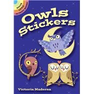 Owls Stickers by Maderna, Victoria, 9780486488806