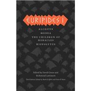 Euripides I: Alcestis / Medea...,Euripides; Griffith, Mark;...,9780226308807