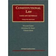 Constitutional Law (Cases and Materials) by William Cohen; Jonathan D. Varat; Vikram Amar, 9781587788819