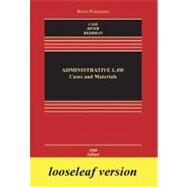 Ll : Administrative Law: Cases and Materials 5e by Cass, Ronald A., 9780735588820