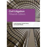 Civil Litigation by Macgregor, Lucilla; Peacey, Charlotte; Ridsdale, Georgina, 9780192858825