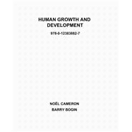 Human Growth and Development by Cameron; Schell, 9780123838827