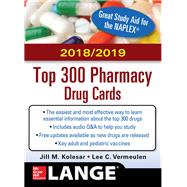 McGraw-Hill's 2018/2019 Top 300 Pharmacy Drug Cards by Kolesar, Jill; Vermeulen, Lee, 9781260108842