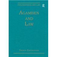 Agamben and Law by Zartaloudis,Thanos, 9781472428844