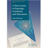 A First Course in Topology by McCleary, John, 9780821838846