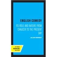 English Comedy by Allan Rodway, 9780520338852