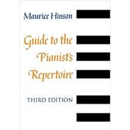 Guide to the Pianist's Repertoire by Hinson, Maurice, 9780253208859