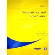 Transparency and Governance 2008 by Geraats, Petra; Giavazzi, Francesco; Wyplosz, Charles, 9781898128861