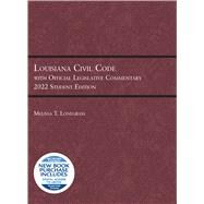 Louisiana Civil Code with Official Legislative Commentary(Selected Statutes) by Lonegrass, Melissa T., 9781647088873