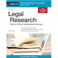 Legal Research by Editors of Nolo, 9781413328882