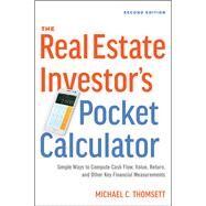 The Real Estate Investor's Pocket Calculator by Thomsett, Michael C., 9780814438893
