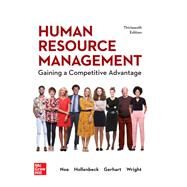 Human Resource Management: Gaining a Competitive Advantage [Rental Edition] by NOE, 9781264188895