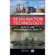 Desalination Technology: Health and Environmental Impacts by COTRUVO; JOSEPH, 9781439828908