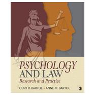 Psychology and Law by Bartol, Curtis R.; Bartol, Anne M., 9781452258911