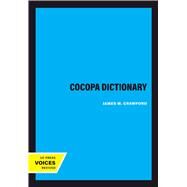 Cocopa Dictionary by James Crawford, 9780520398917