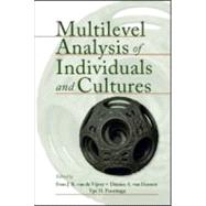 Multilevel Analysis of Individuals and Cultures by van de Vijver; Fons J.R., 9780805858921
