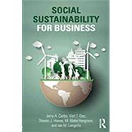 Social Sustainability for Business by Carbo; Jerry A., 9781138188921