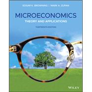 Microeconomics by Browning, Edgar K.; Zupan, Mark A., 9781119368922