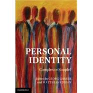 Personal Identity by Gasser, Georg; Stefan, Matthias, 9781107538924