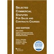 Selected Commercial Statutes for Sales and Contracts Courses, 2022 Edition(Selected Statutes) by Chomsky, Carol L.; Kunz, Christina L.; Schiltz, Elizabeth R.; Tabb, Charles J., 9781636598925